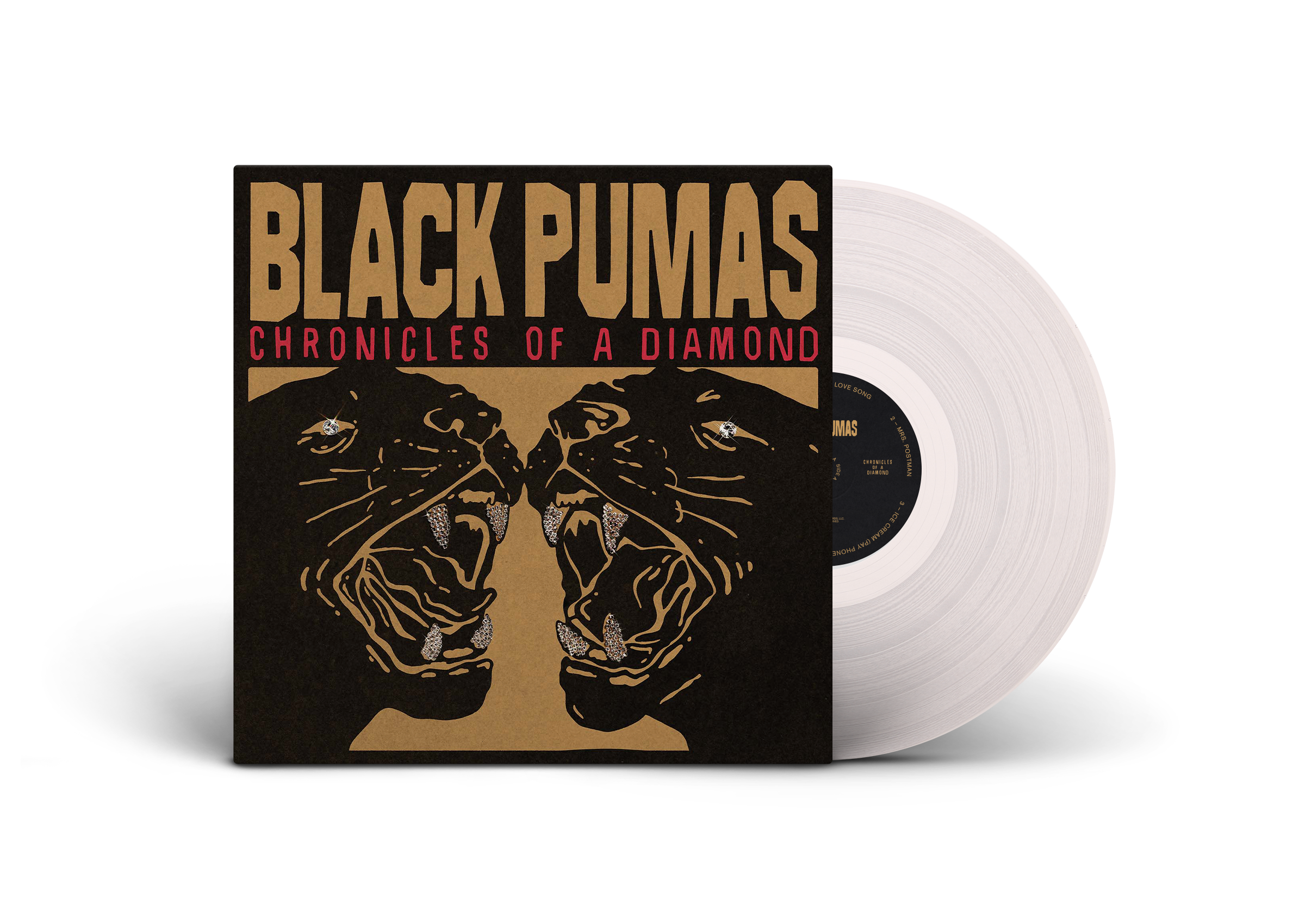 Black Pumas Chronicles Of A Diamond LP vinyle rouge soul psyché
