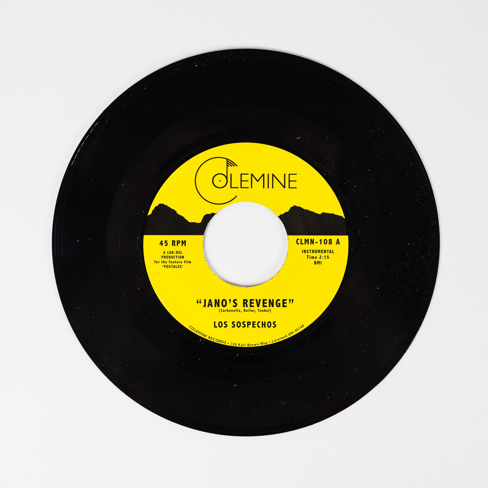 Colemine Los Sospechos Jano's Revenge 45 tours vinyle vert