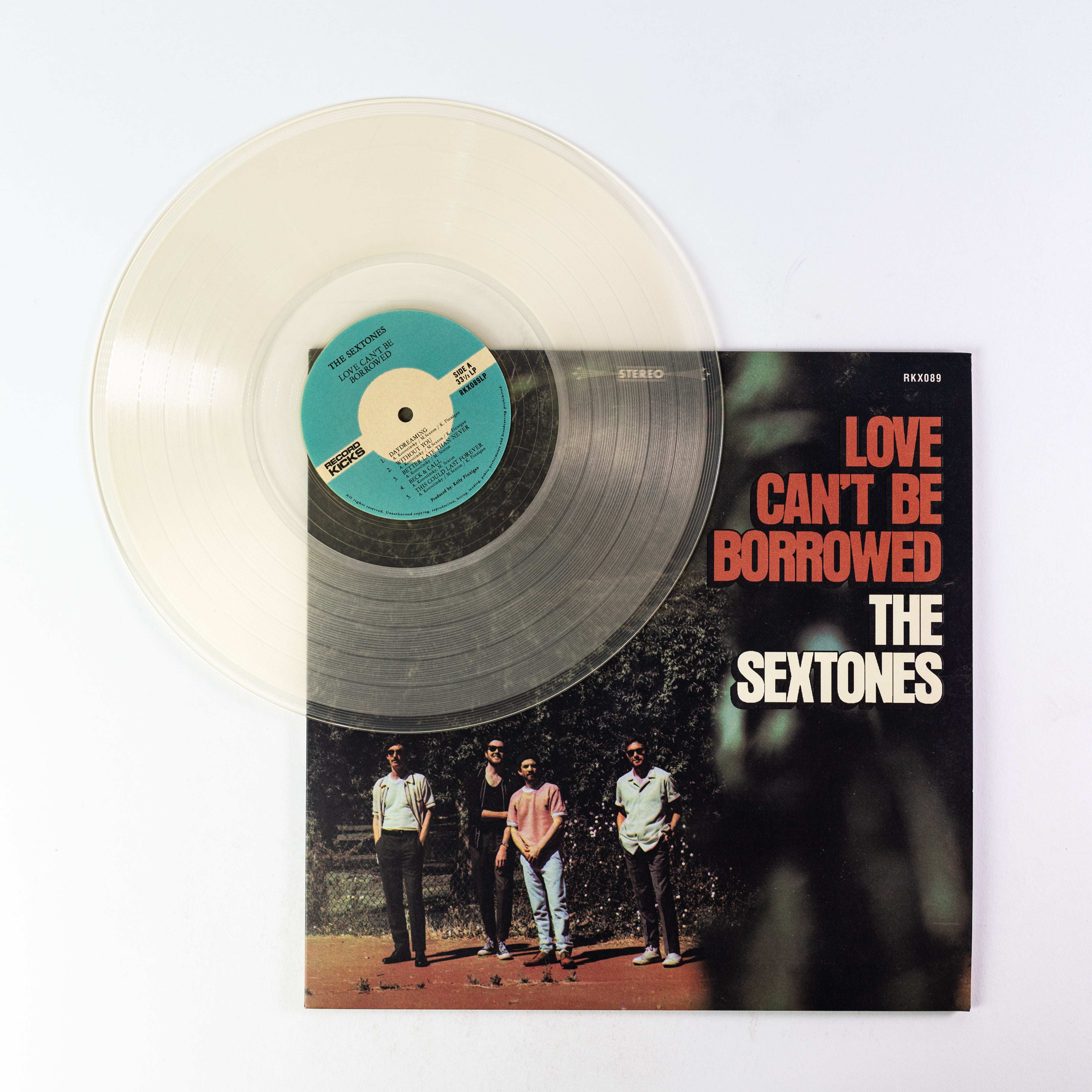 Record Kicks The Sextones Love Can't Be Borrowed vinyle LP noir