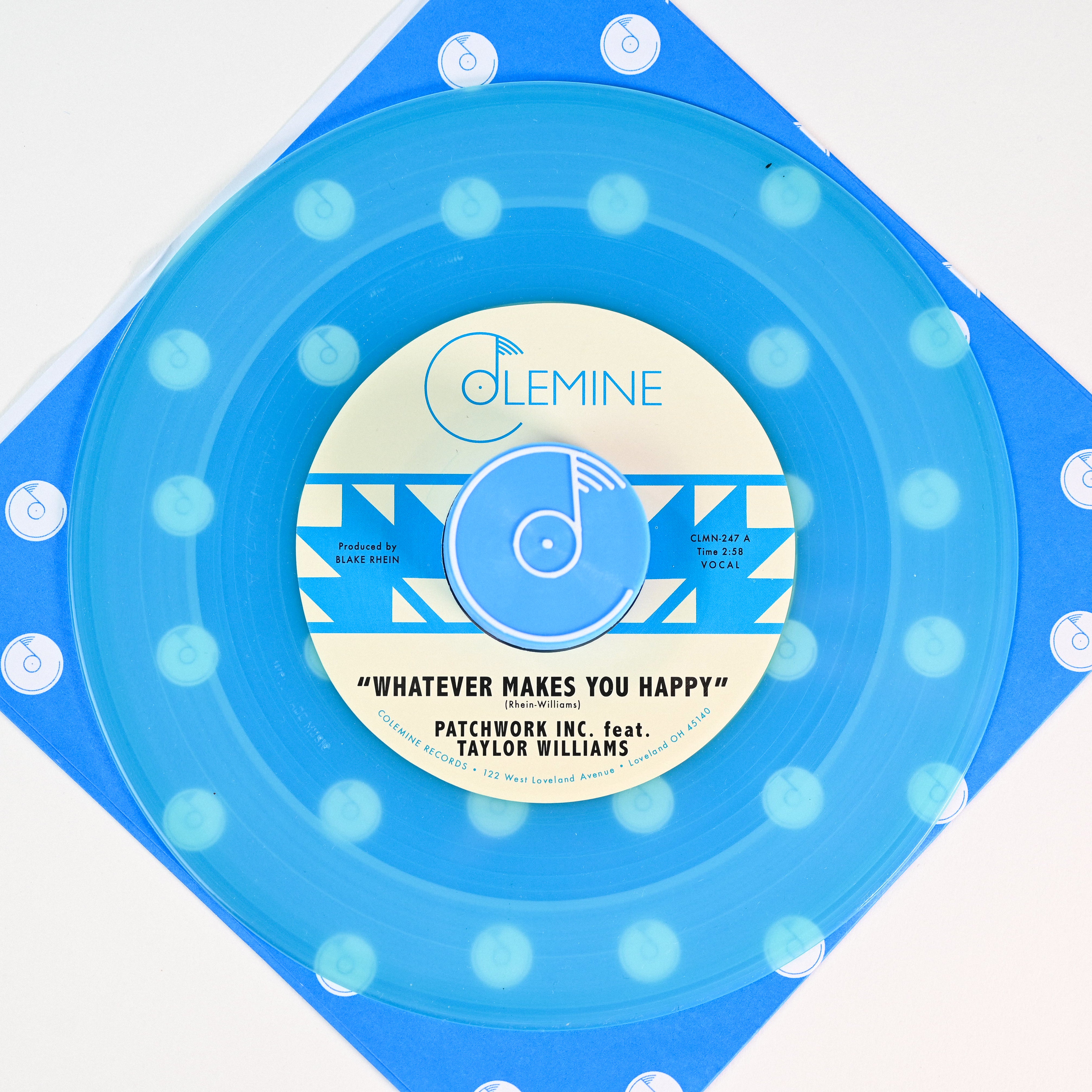 Patchwork Inc. Whatever Makes You Happy 45T Bleu