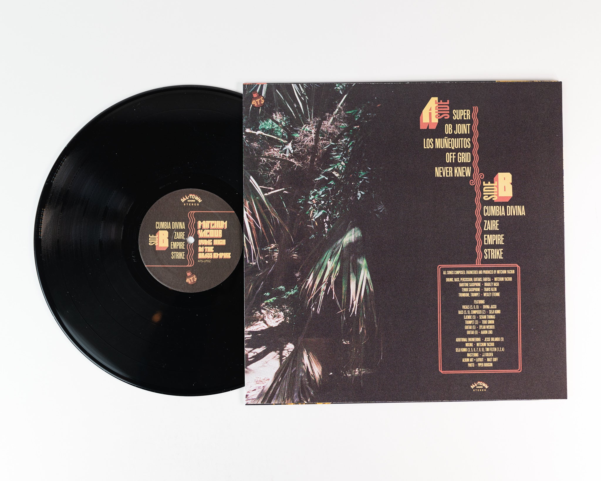 Mitchum Yacoub Brass Empire vinyle LP afrobeat funk noir