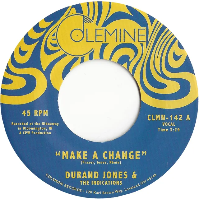 Durand Jones Make A Change vinyle 45 tours soul
