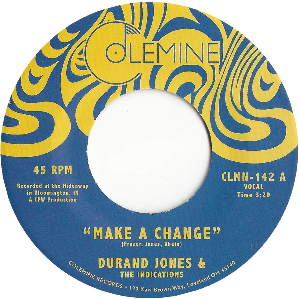 Durand Jones Make A Change vinyle 45 tours soul