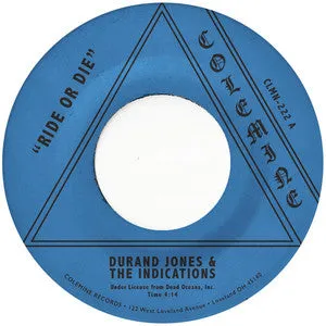 Durand Jones Ride or Die 45T vinyle noir retro-soul