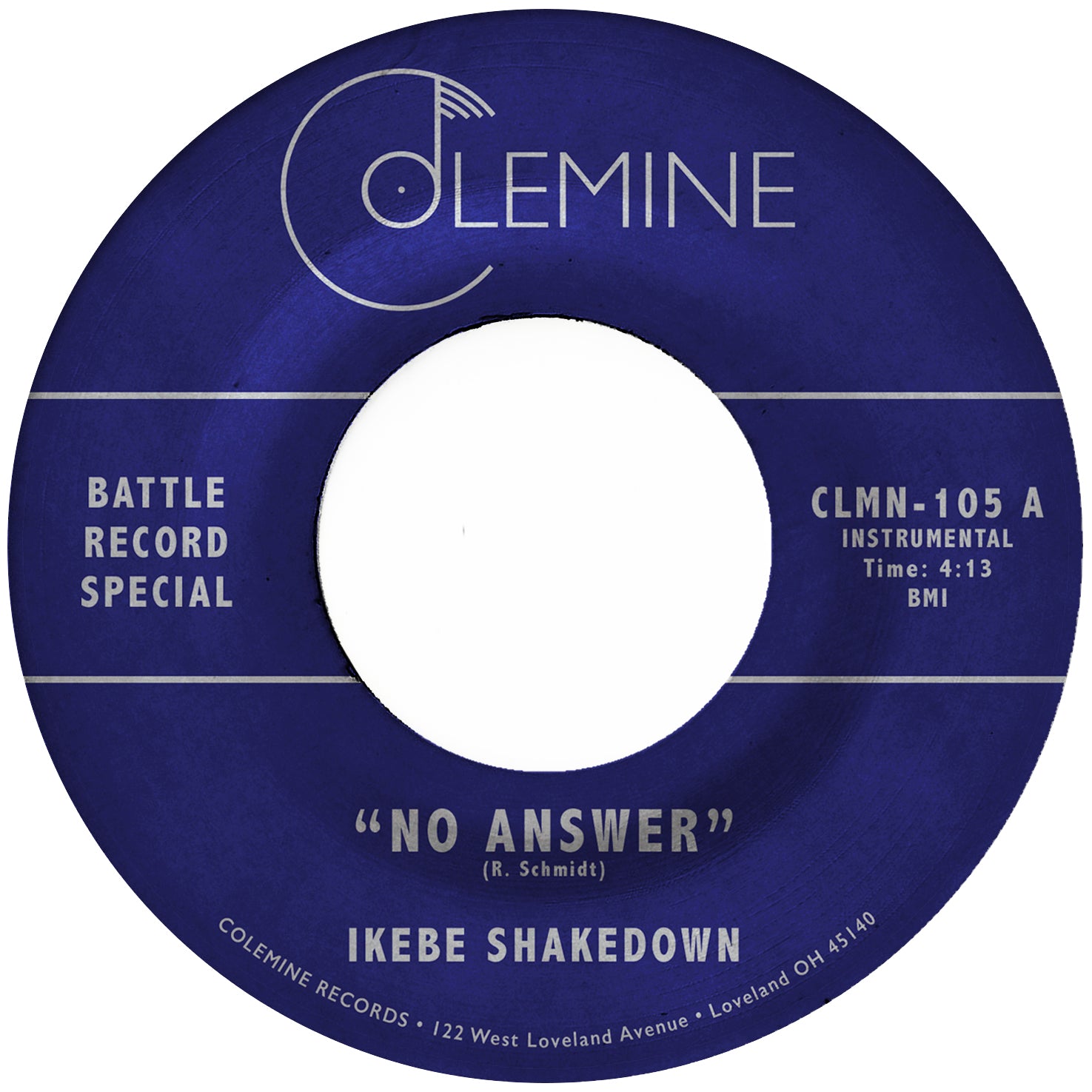 Ikebe Shakedown No Answer 45 tours vinyle 7 pouces clear funk