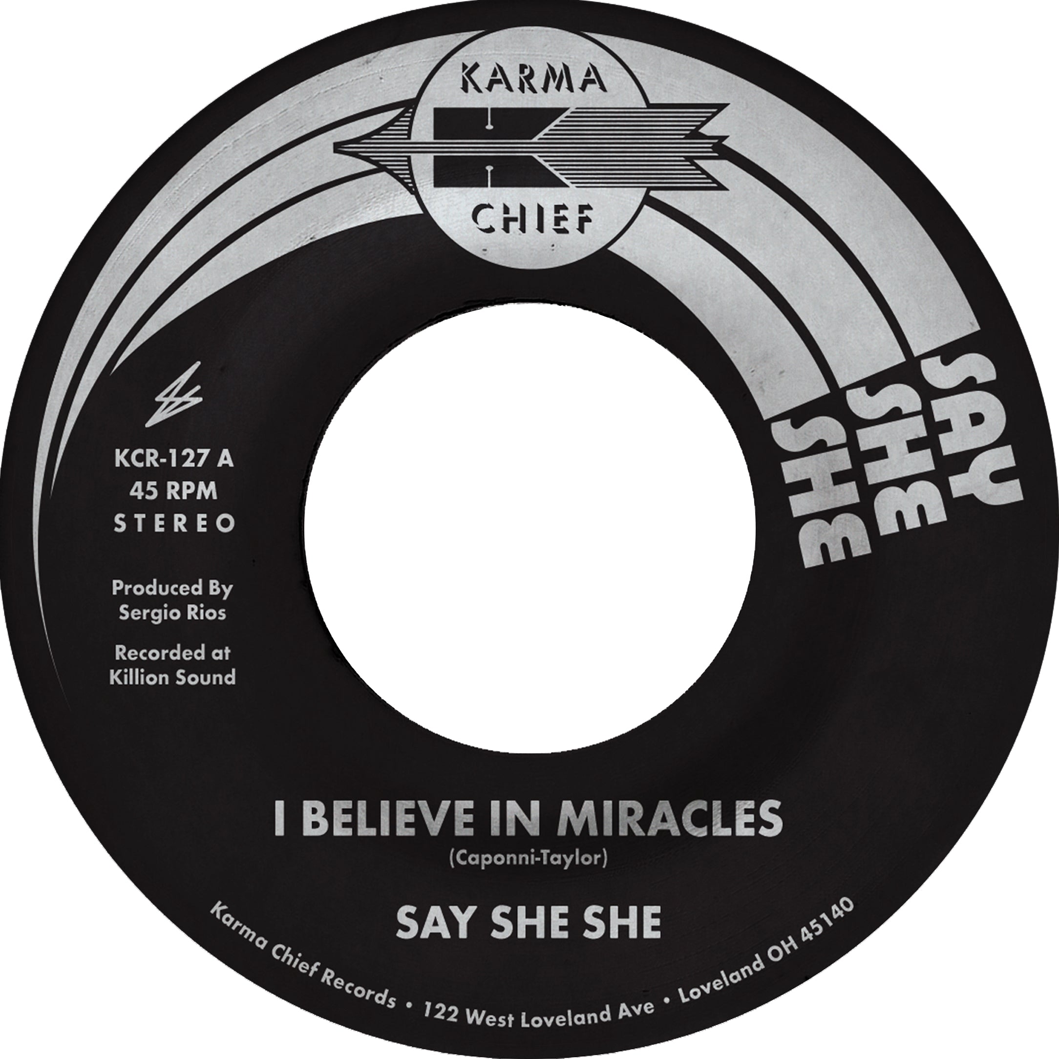 Say She She I Believe In Miracles 45 tours violet funk