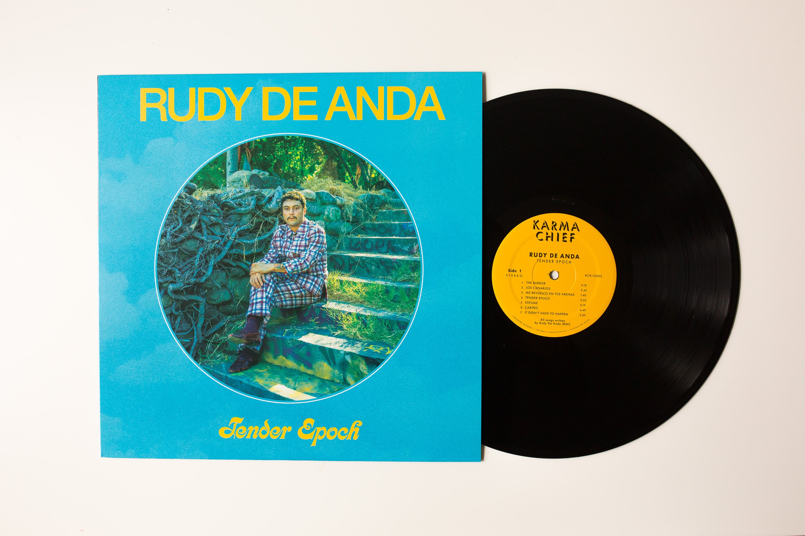 Rudy De Anda Tender Epoch vinyle LP noir psych latin