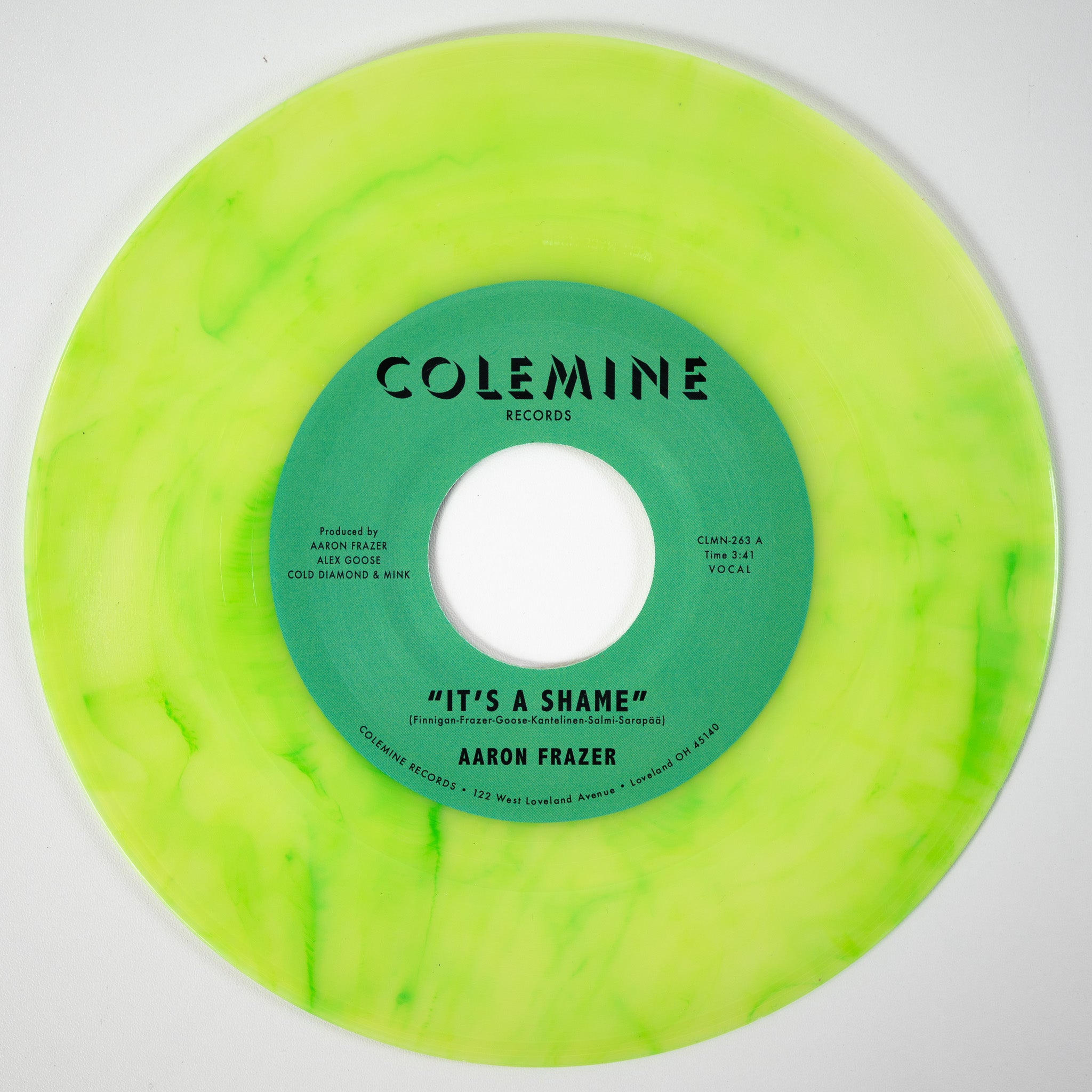 Aaron Frazer It’s A Shame 45 tours vinyle noir