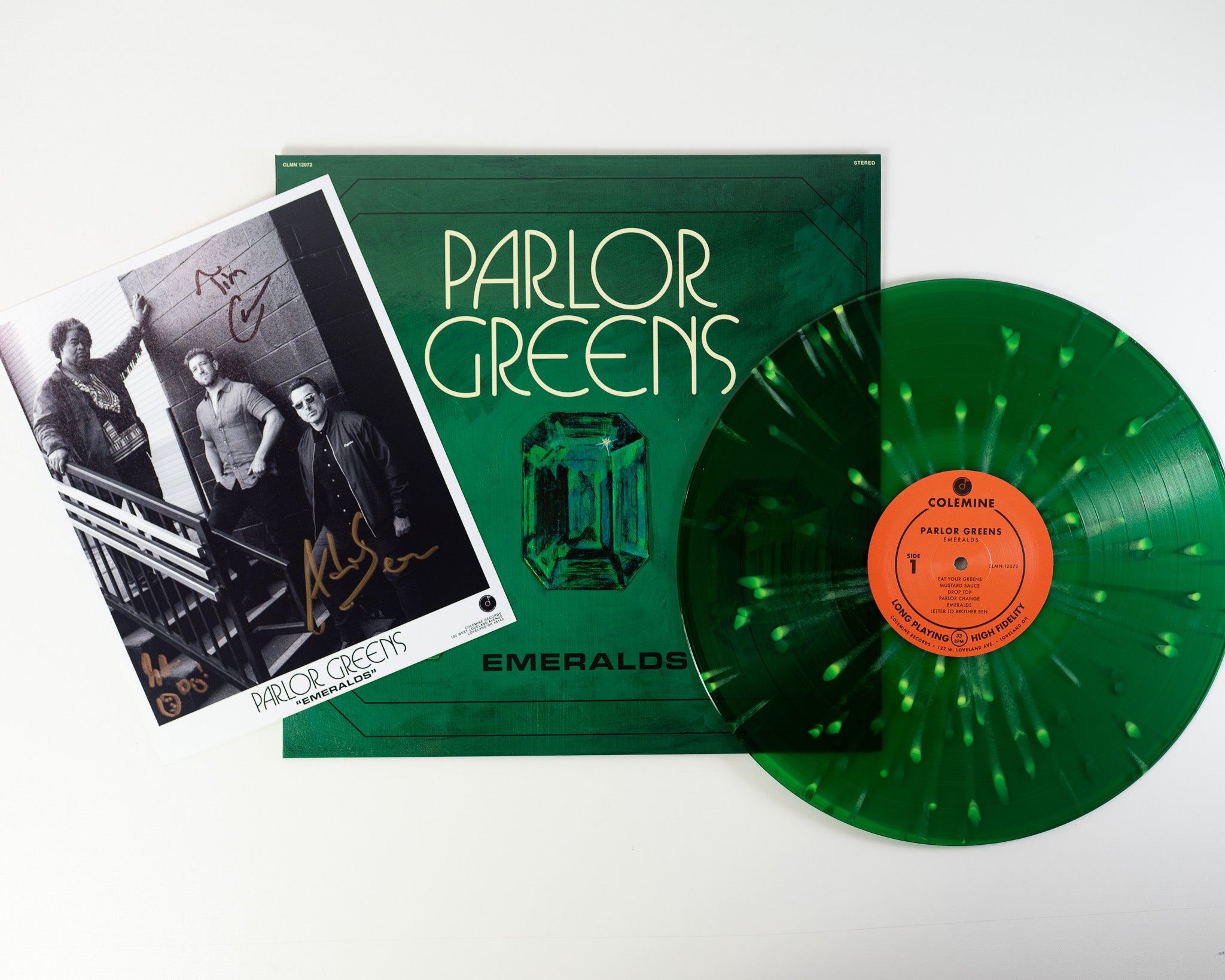 Colemine Parlor Greens Emeralds vinyle LP vert funk