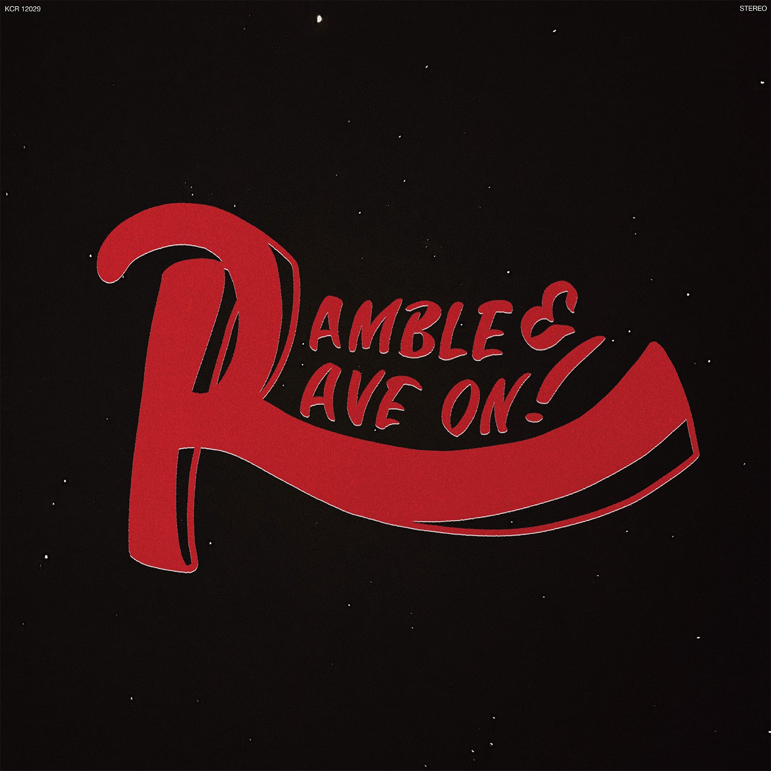 Andrew Gabbard Ramble & Rave On! vinyle LP noir rock indie