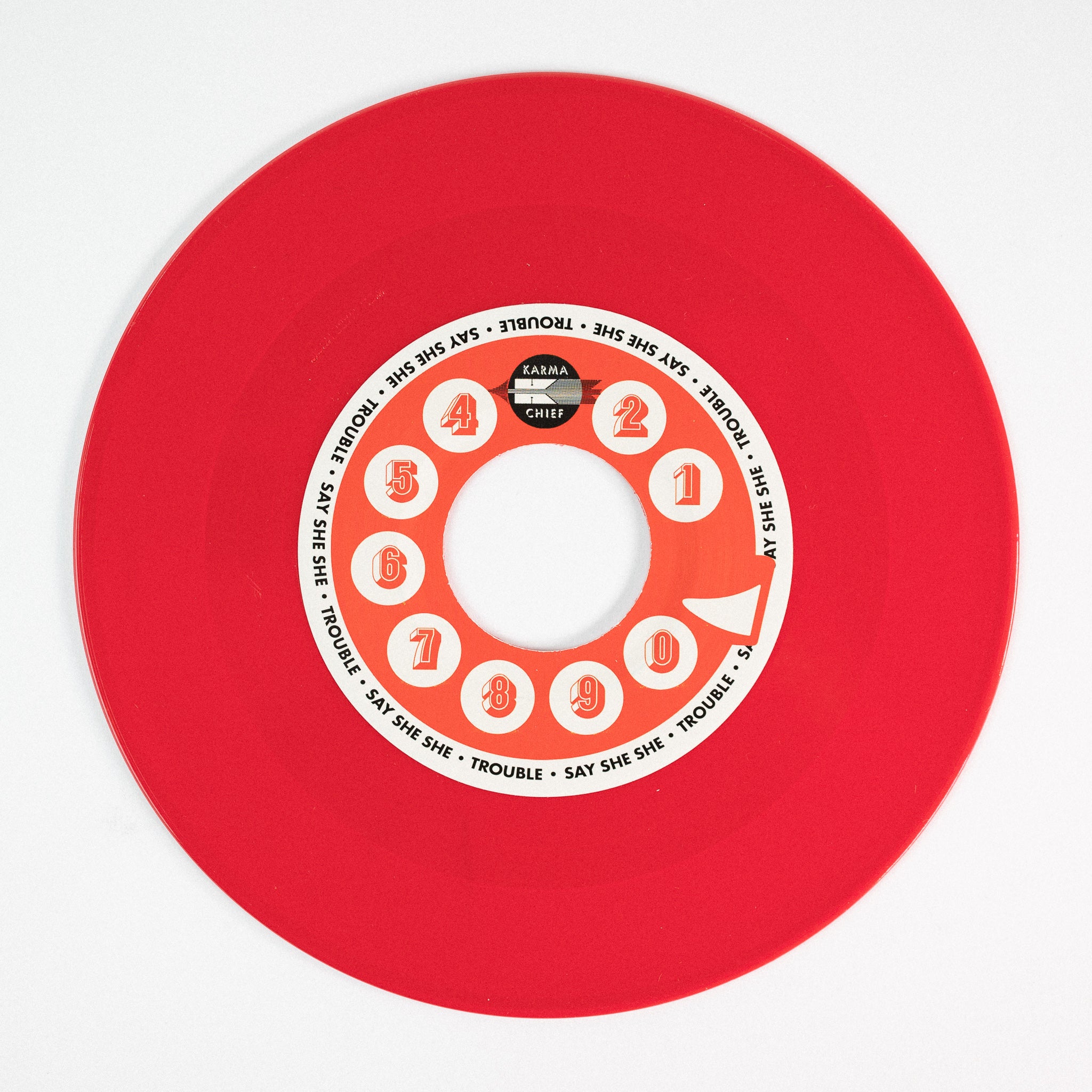 Say She She Trouble 45 tours vinyle rouge soul