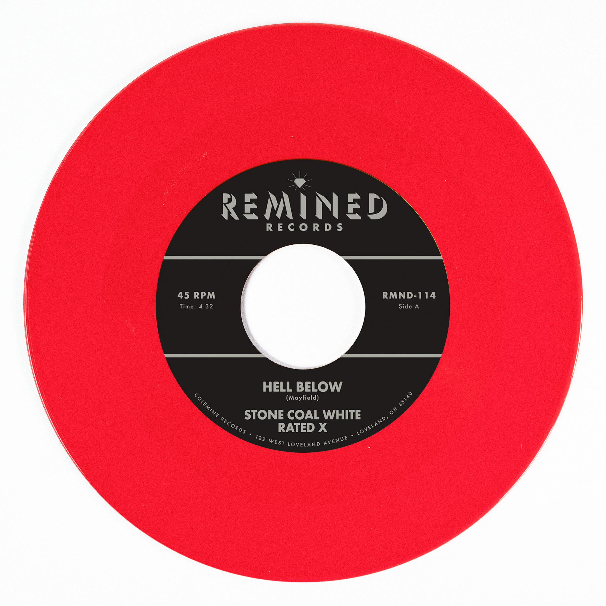 Stone Coal White Hell Below 45 tours vinyle rouge funk soul