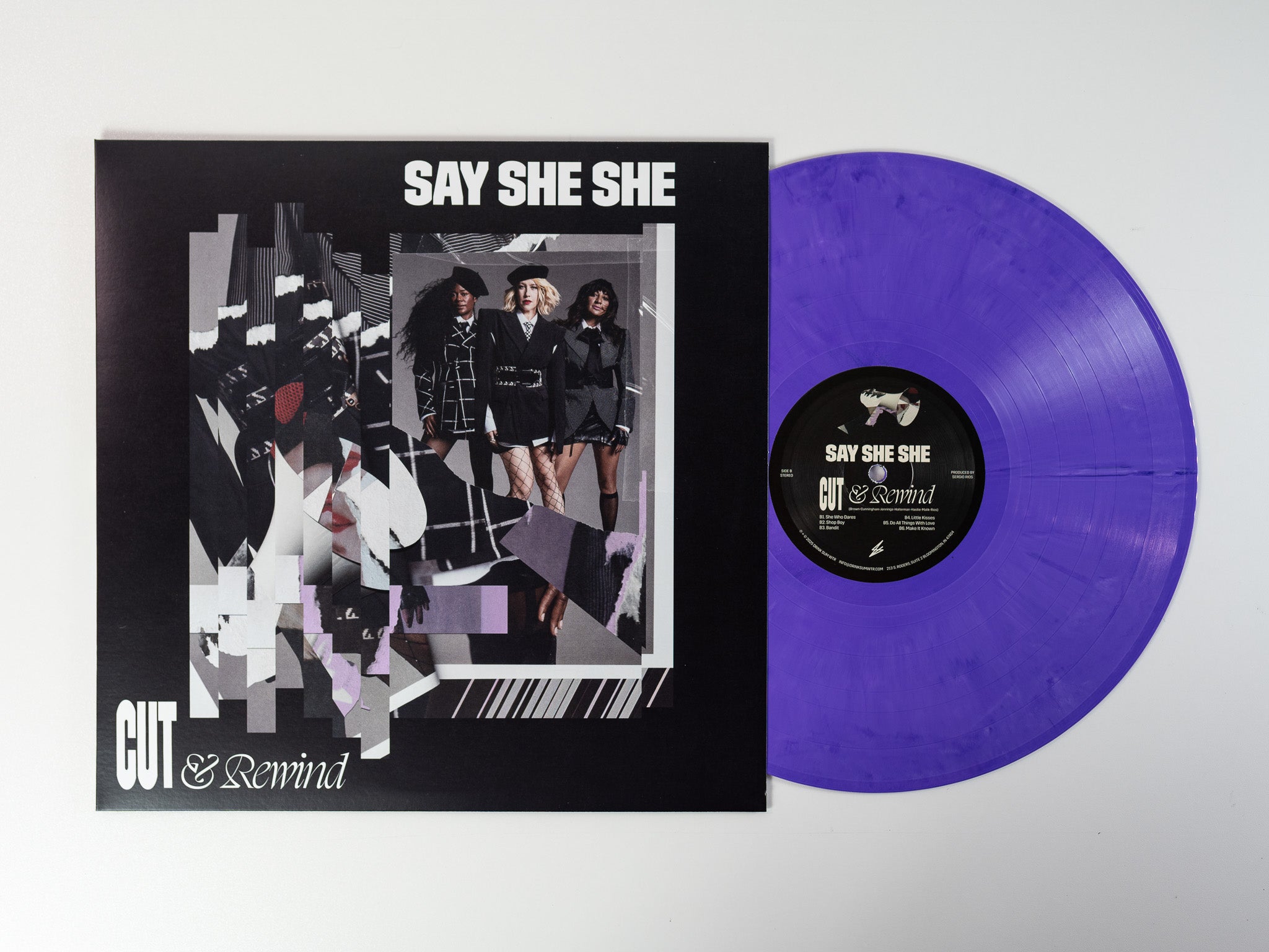 Say She She Cut & Rewind vinyle LP lilas disco soul
