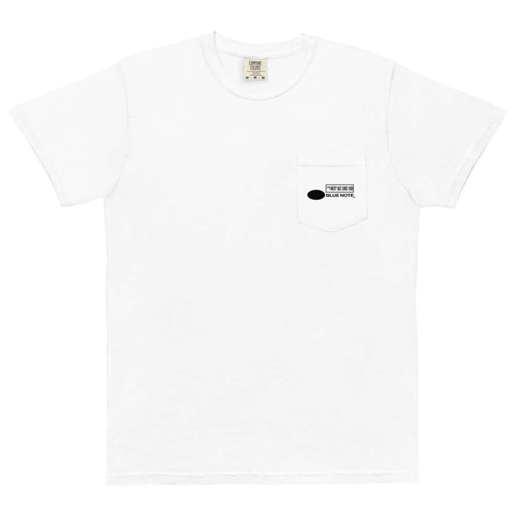 Blue Note Finest Logo T-shirt poche coton blanc