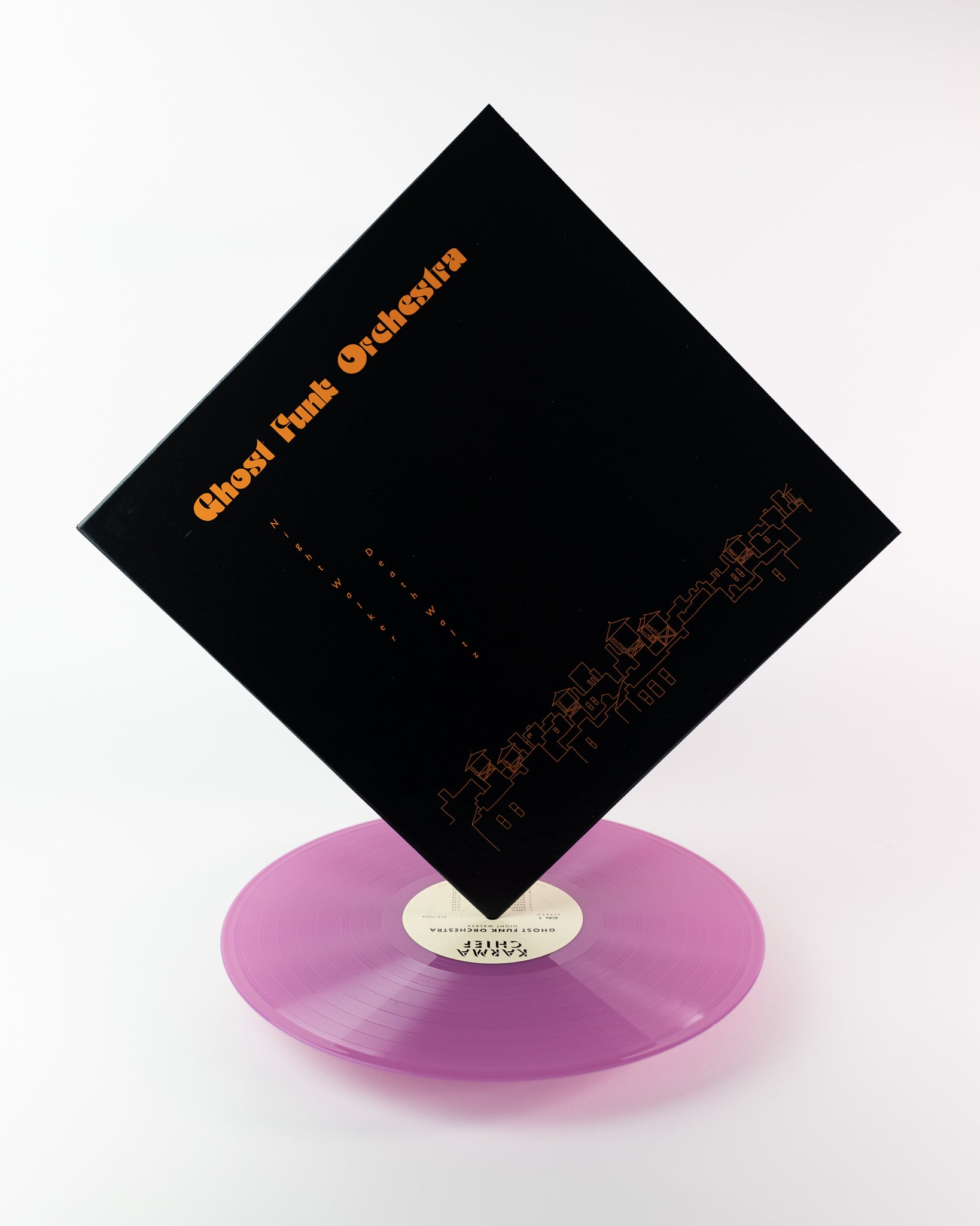 Ghost Funk Orchestra Night Walker vinyle LP violet jazz psych
