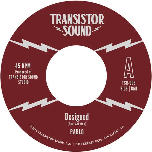 Pablo Designed 45 tours single Transistor Sound