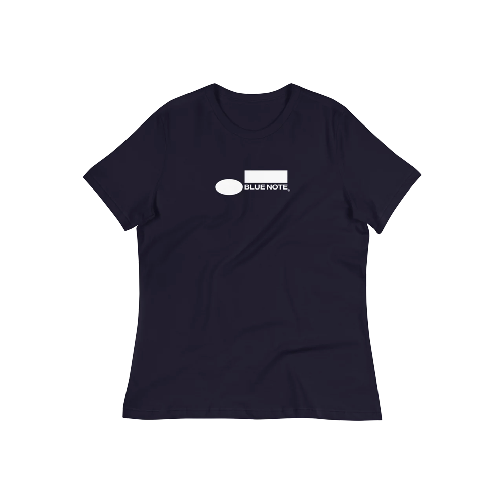 Blue Note Classic Logo T-shirt femme coton bleu marine
