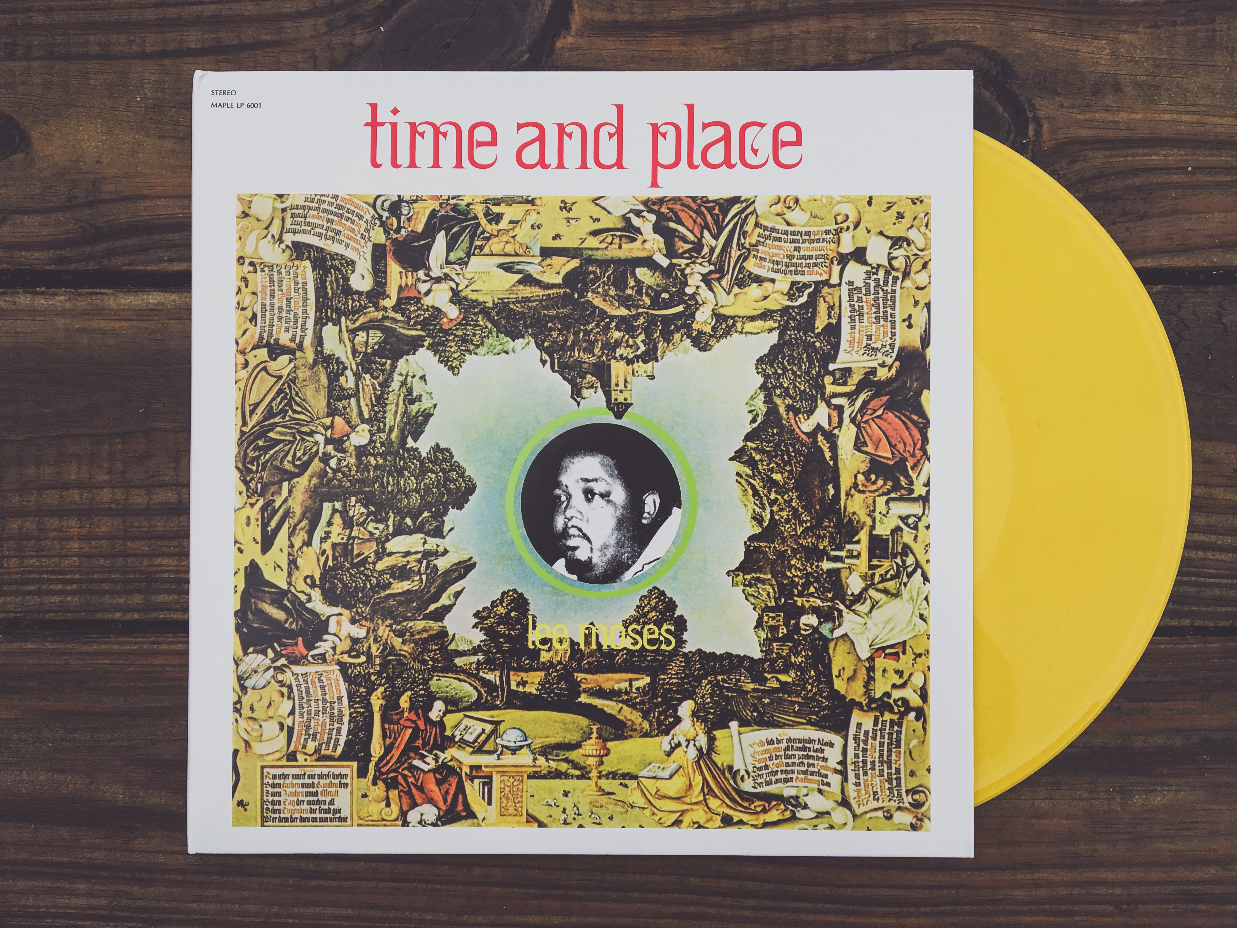 Friends of Colemine Lee Moses Time & Place LP funk jaune