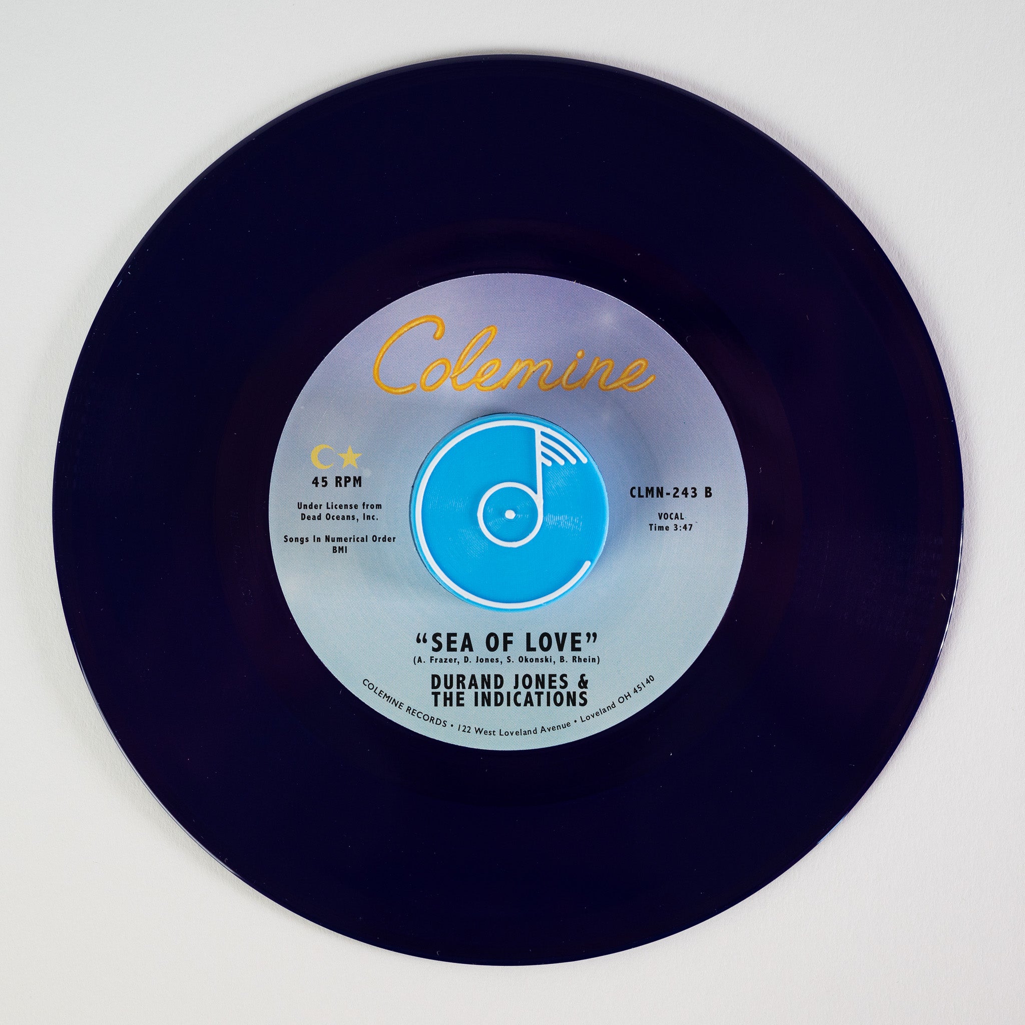 Durand Jones Private Space vinyle 45T violet