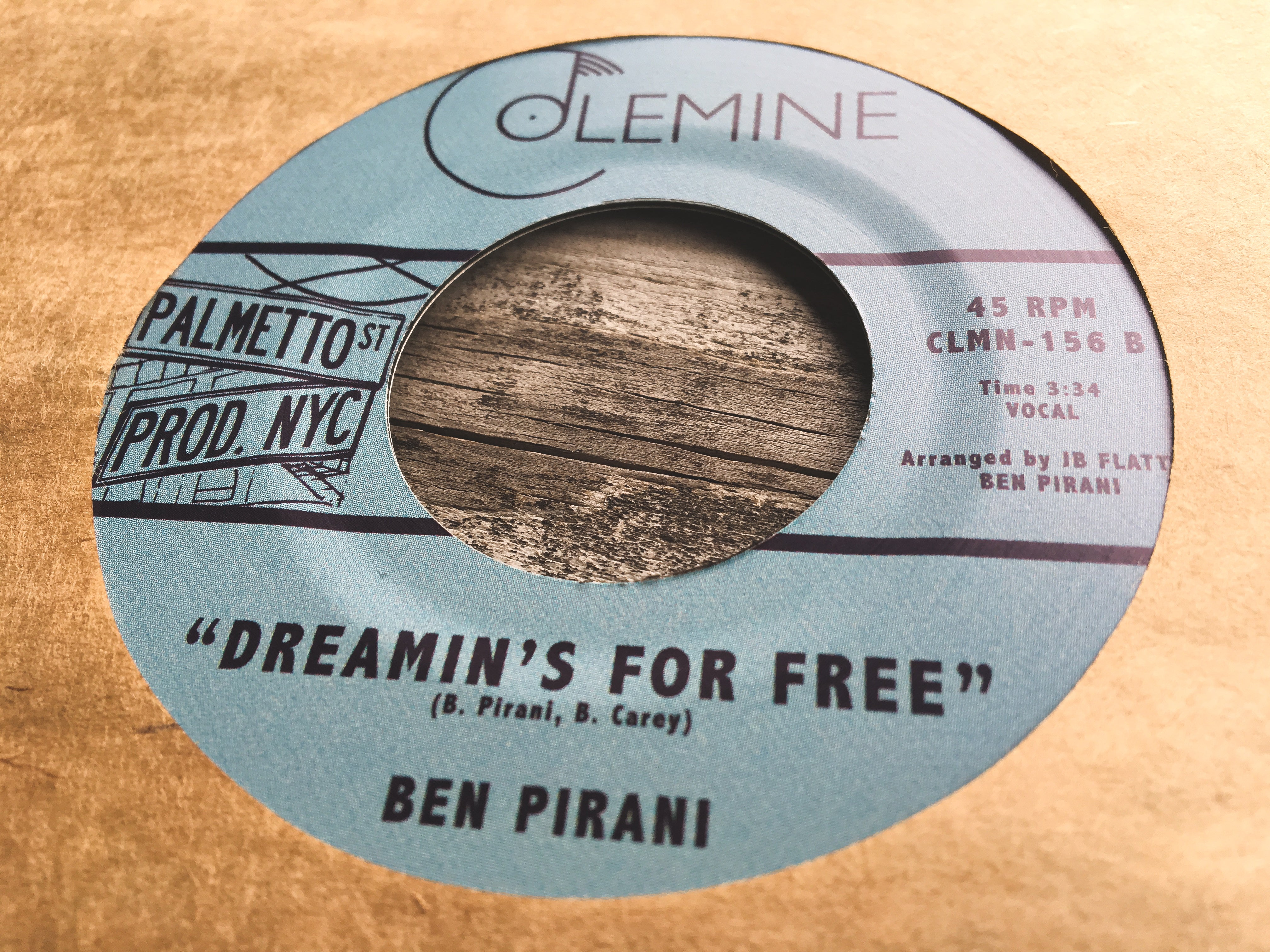 Ben Pirani Light Of My Life 45 tours vinyle 7" noir soul