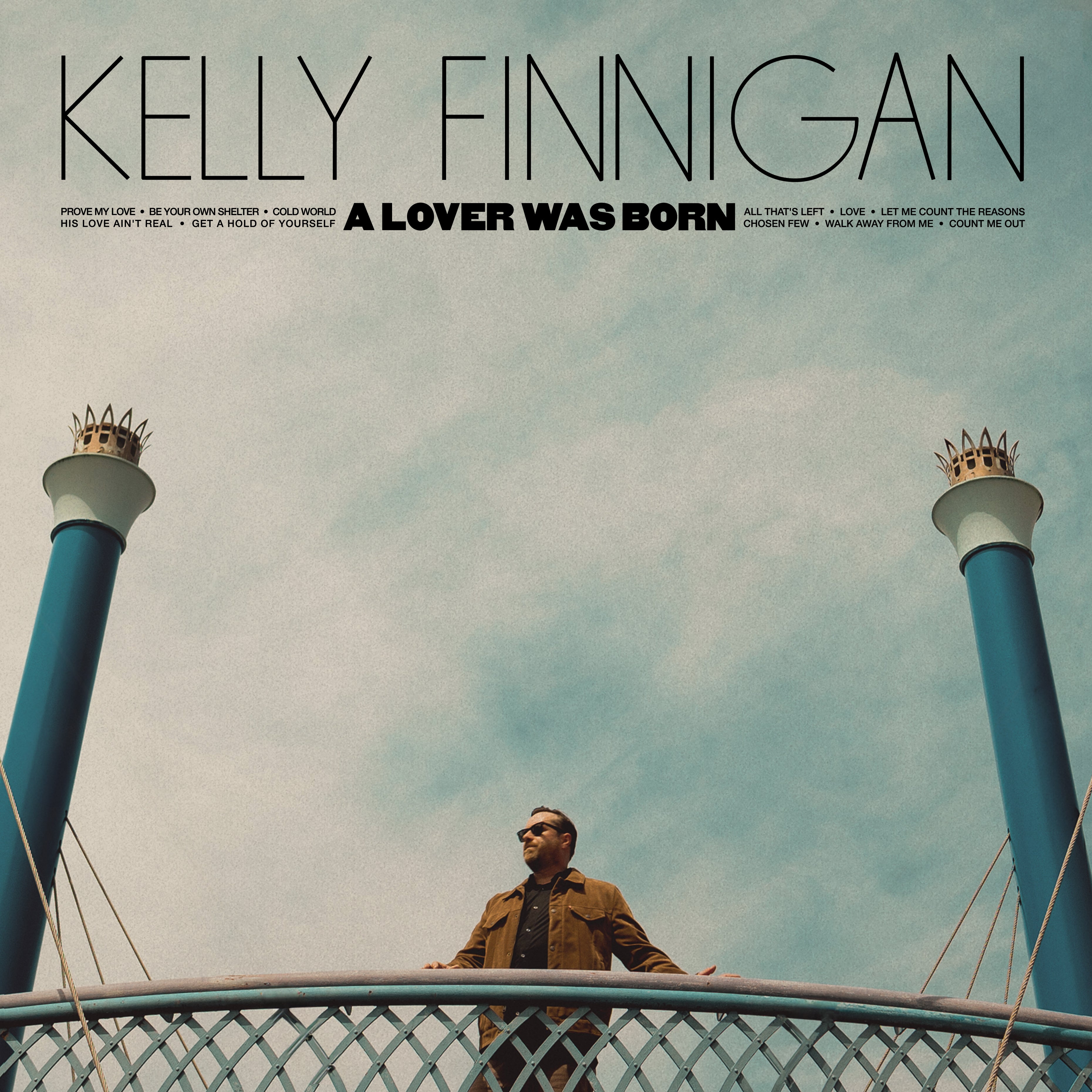 Kelly Finnigan A Lover Was Born LP vinyle cyan blue soul