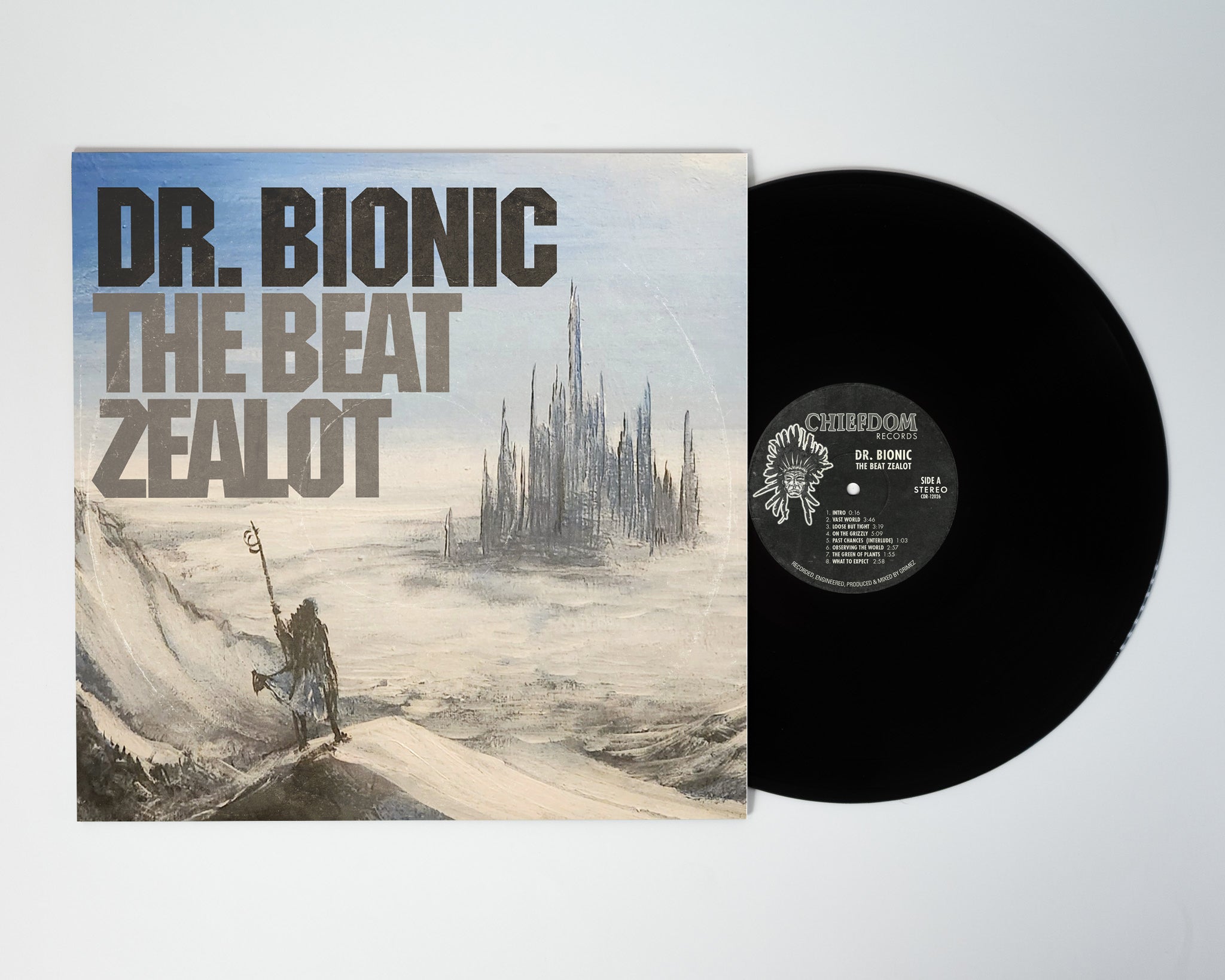 Doctor Bionic The Beat Zealot vinyle blanc nuageux LP