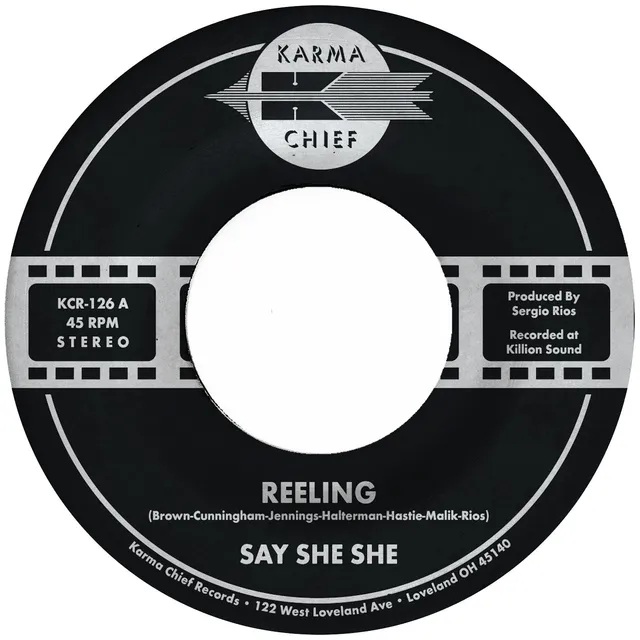 Say She She Reeling 45 tours vinyle vert earth funk