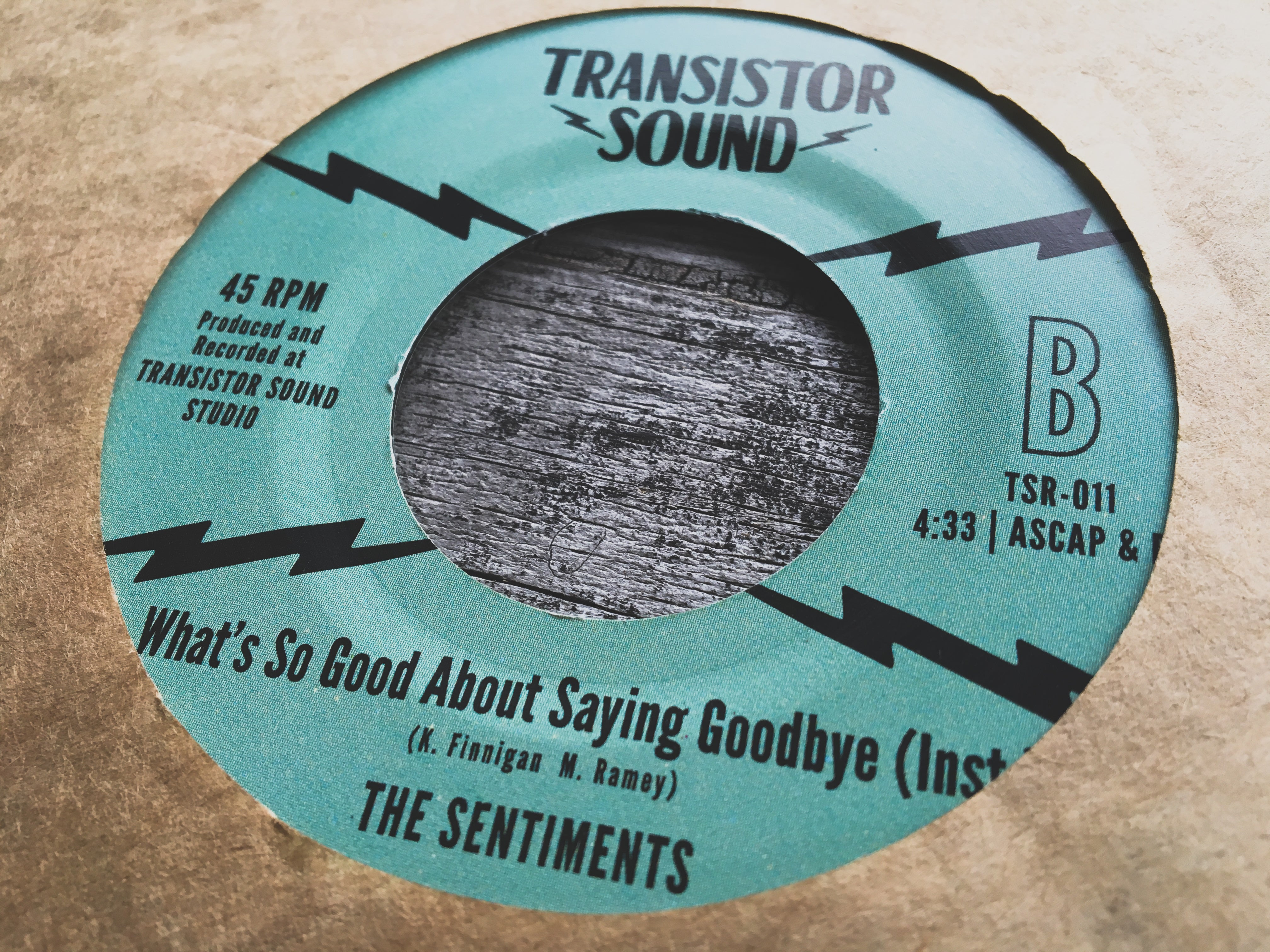 The Sentiments What's So Good 45 tours vinyle sweet soul