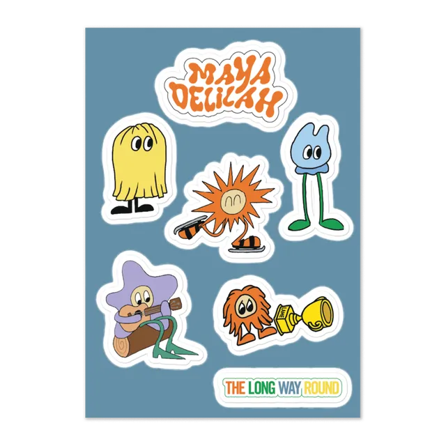 Blue Note Maya Delilah Spike planche stickers 7 pièces