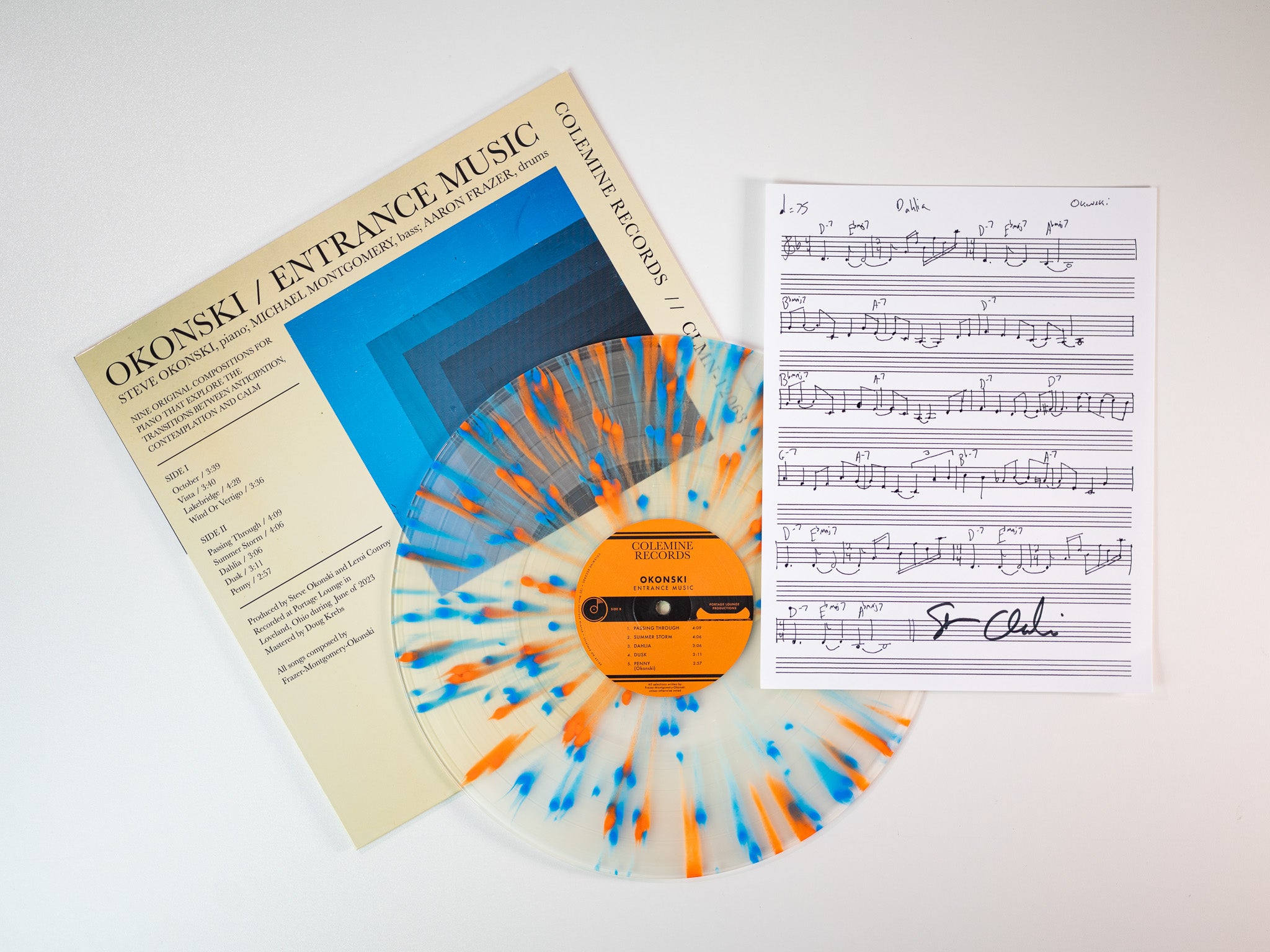 Okonski Entrance Music LP vinyle noir trio jazz