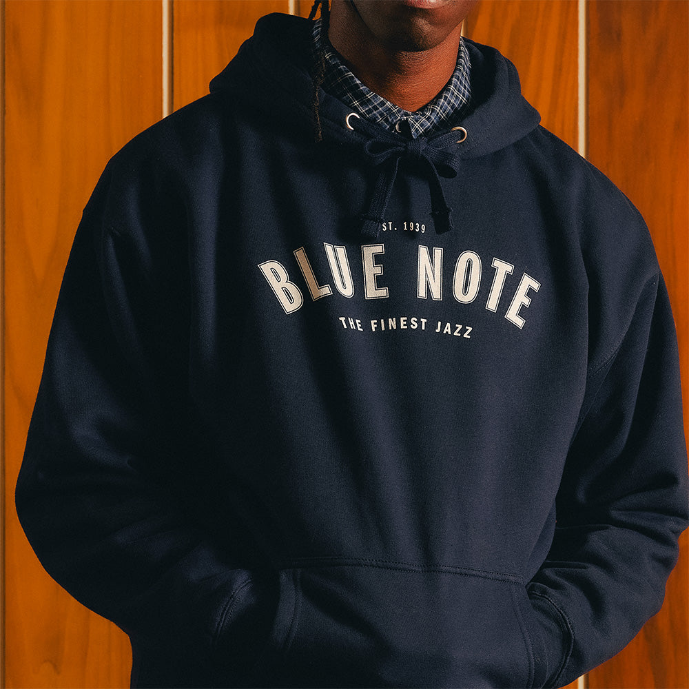 Blue Note Collegiate Hoodie Sweat Capuche Coton Unisexe