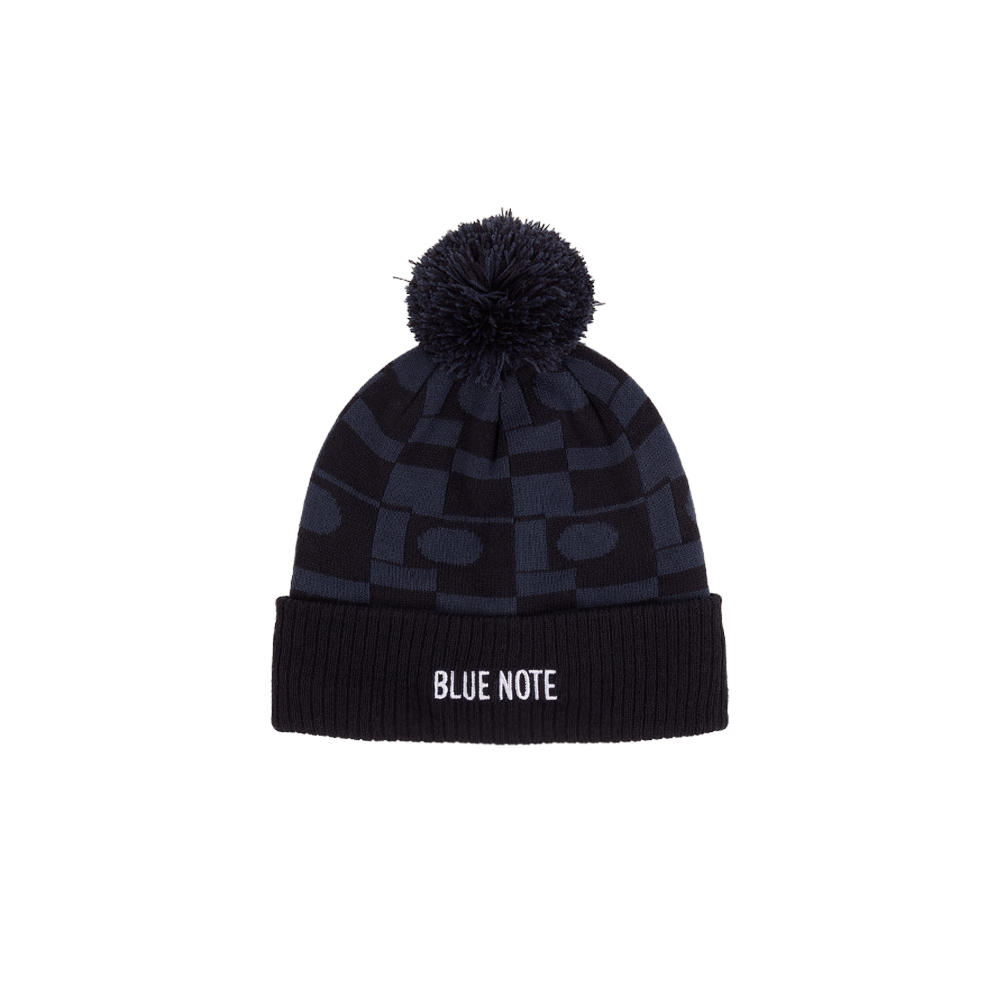 Blue Note Beanie Navy Pom Bonnet pompon marine acrylique