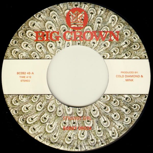 Bobby Oroza Strange Girl 45 tours 7" soul