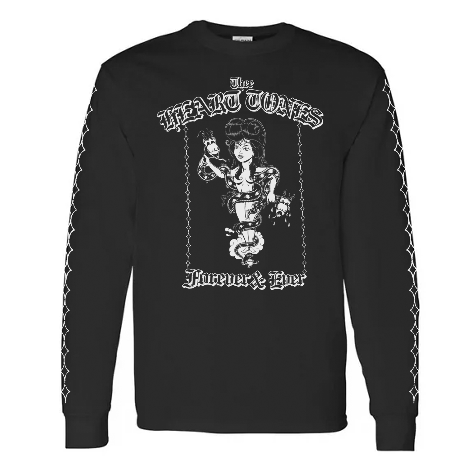 Big Crown Serpent Lady T-shirt manches longues Thee Heart