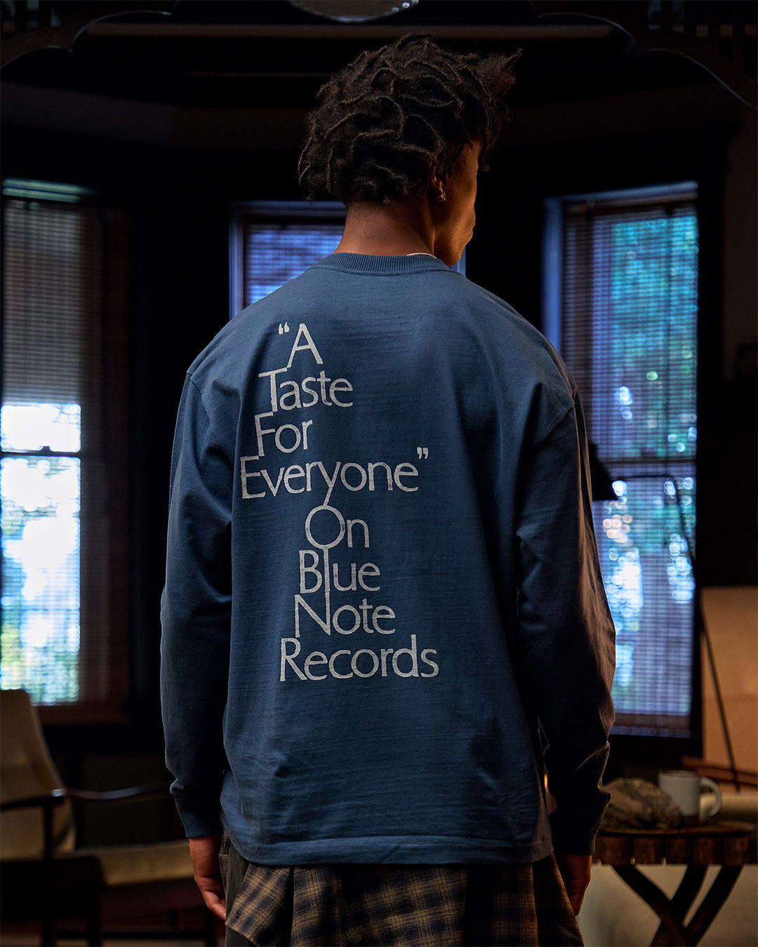 Blue Note A Taste For Everyone T-shirt manche longue bleu marine L