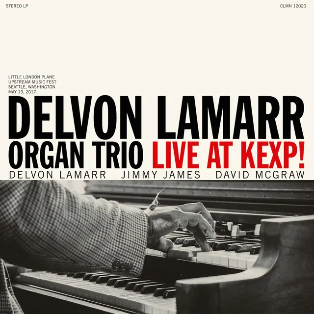Colemine Delvon Lamarr Organ Trio Live At KEXP! vinyle orange