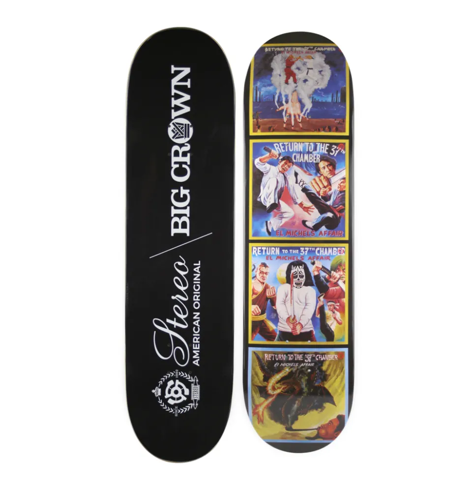 37th Chamber planche skateboard Stereo Deck Big Crown
