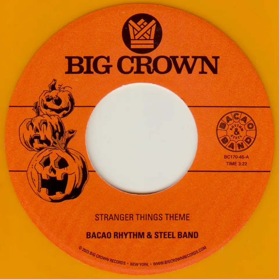 Big Crown Bacao Stranger Things Theme 45T vinyle 7 pouces