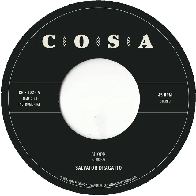 Salvator Dragatto N°1 45T vinyle blanc instrumental