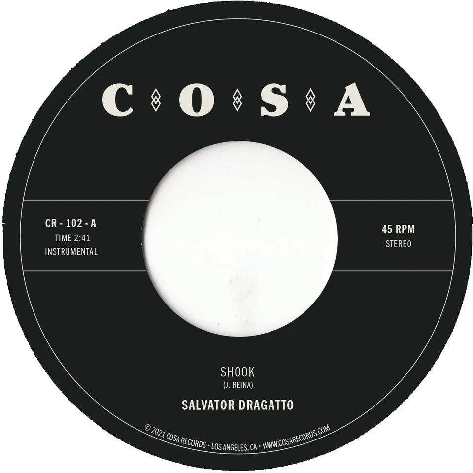 Salvator Dragatto N°1 45T vinyle blanc instrumental