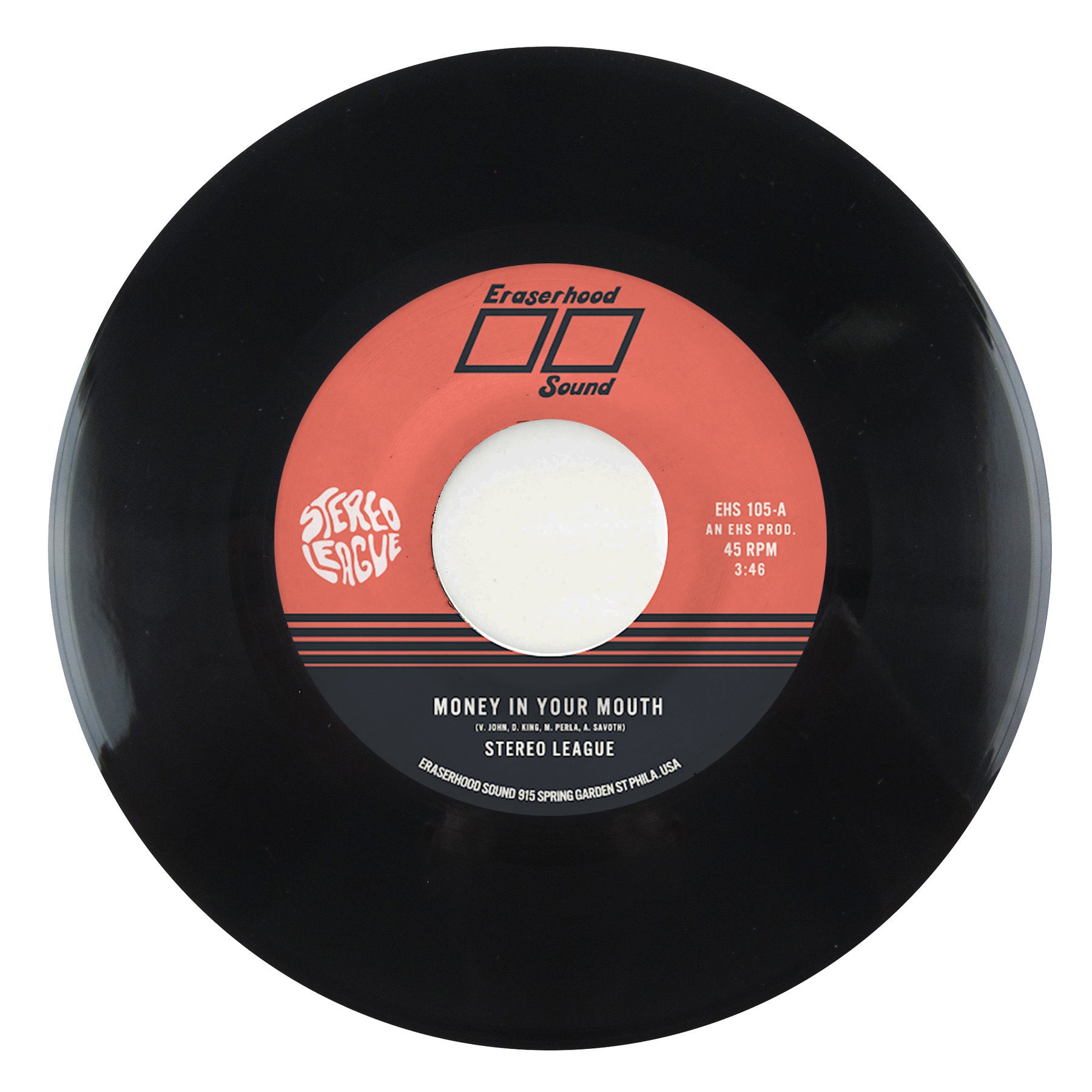 Stereo League Money In Your Mouth vinyle 7" transparent funk soul