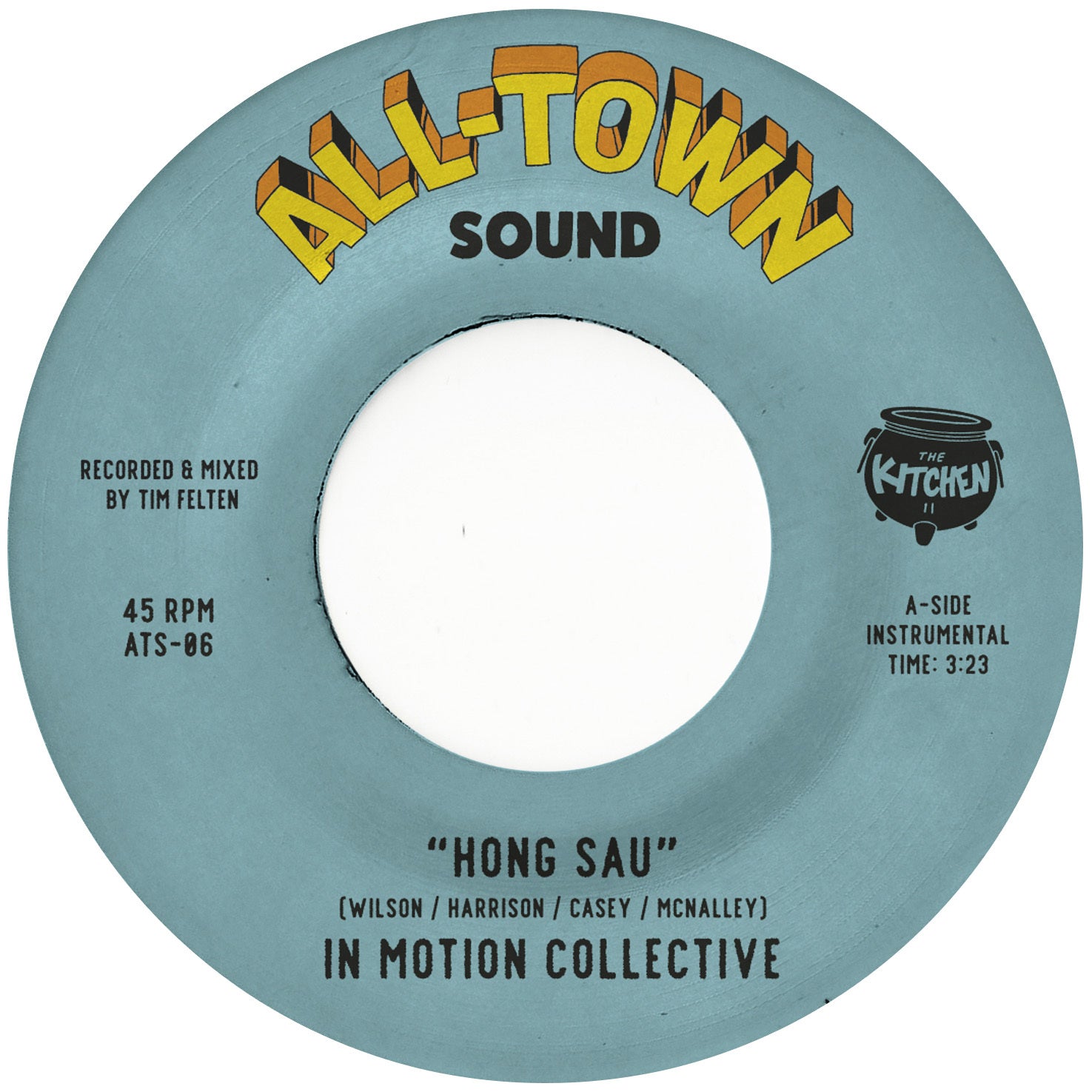 In Motion Collective Hong Sau 45 tours vinyle marbré 7 pouces