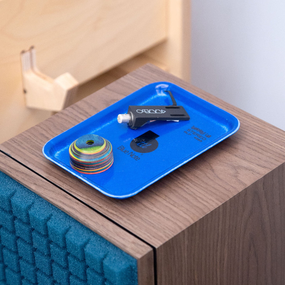 Turntable Lab x Blue Note Spliffy plateau set bleu