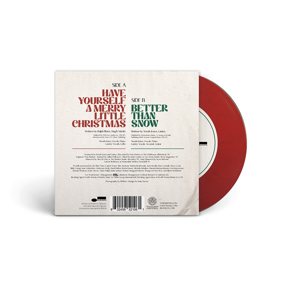 Blue Note Norah Jones Laufey Christmas With You Vinyle 7" noir