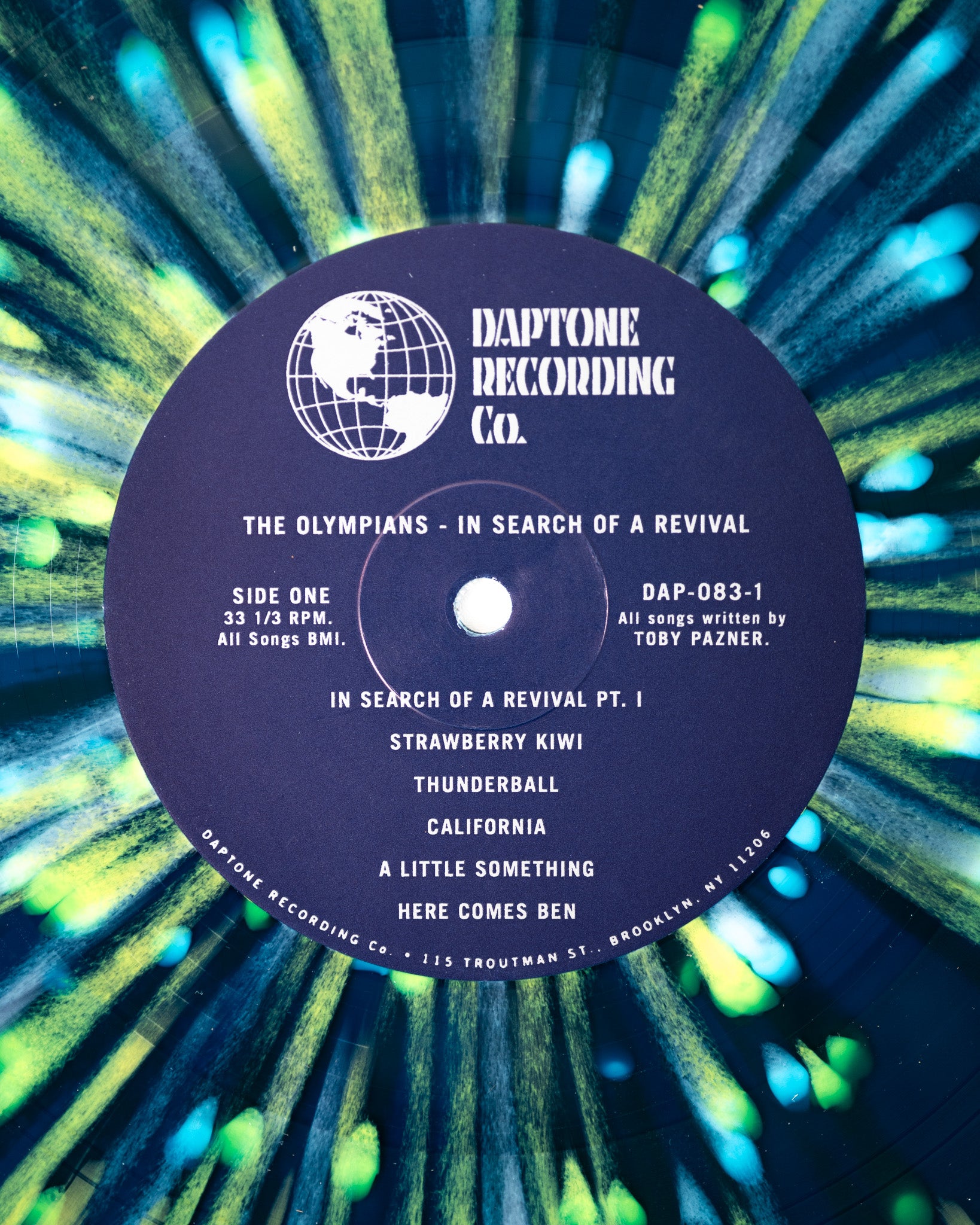 The Olympians In Search of Revival vinyle LP bleu soul