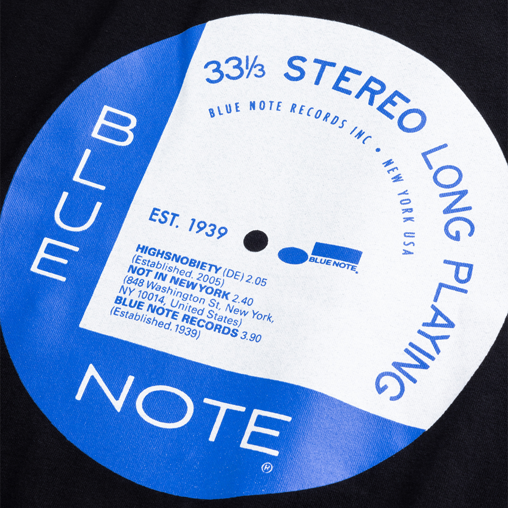 Blue Note Highsnobiety t-shirt manches longues coton S-2XL