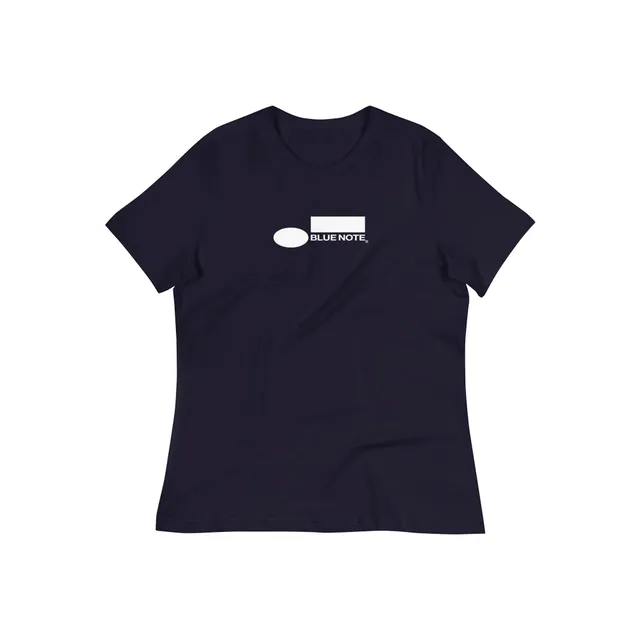Blue Note Classic Logo T-shirt femme coton bleu marine