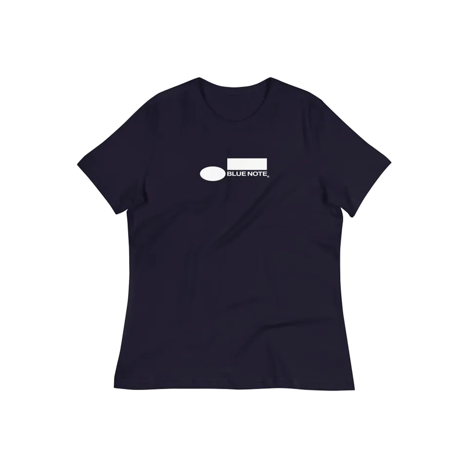 Blue Note Classic Logo T-shirt femme coton bleu marine