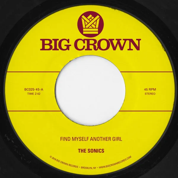 Big Crown Find Myself Another Girl 45 tours vinyle 7" soul funk