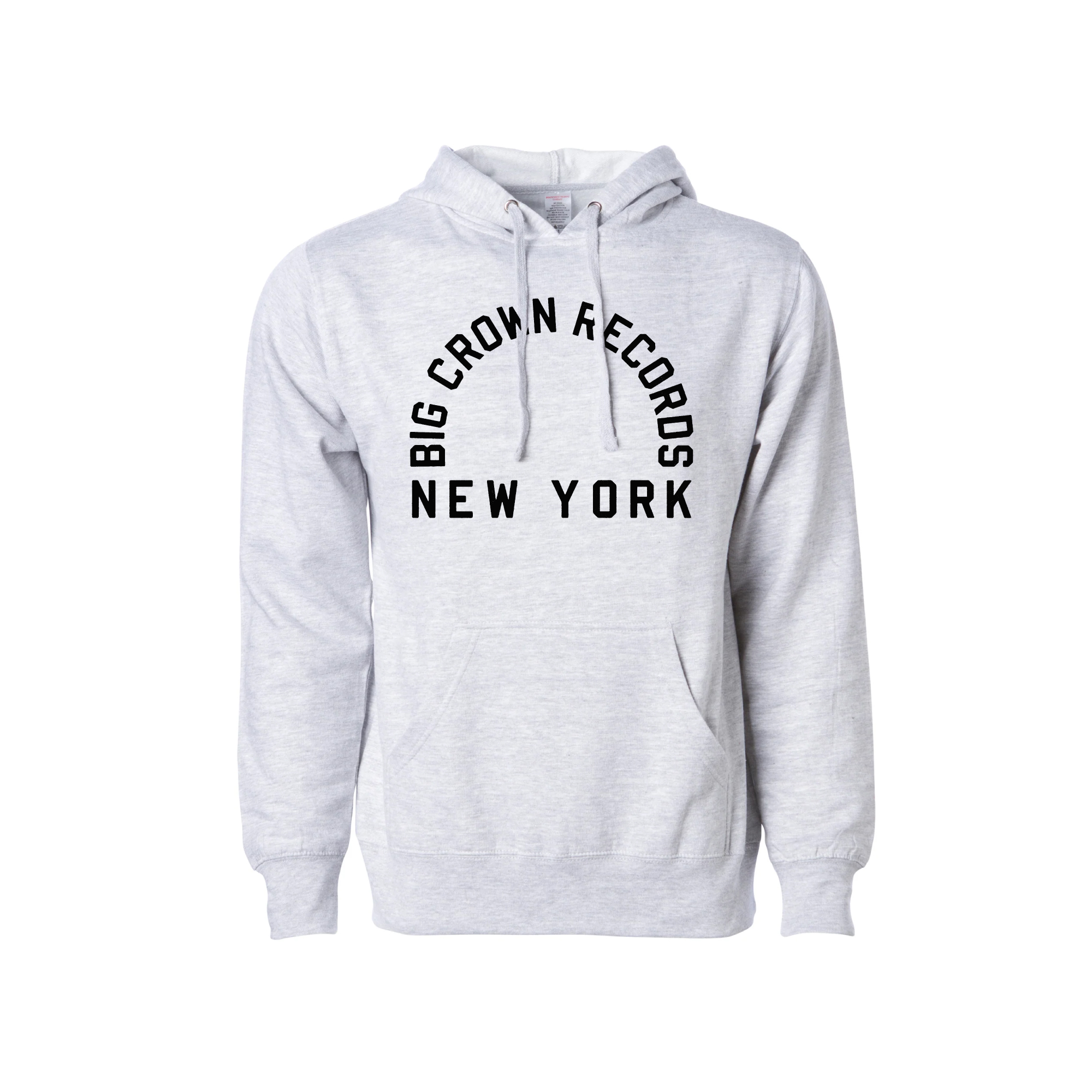 Big Crown BCR YIA Hoodie sweat capuche gris coton